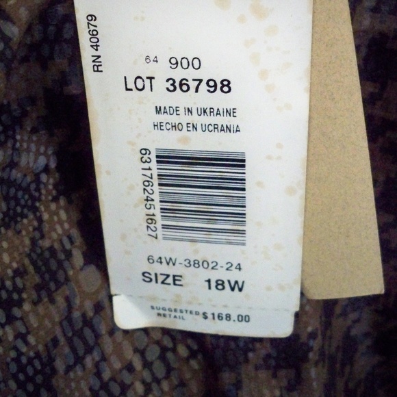 Nwt $374 HARVE BENARD 3 PC Suit Sz 16W/18W CHIC! - Picture 6 of 8